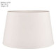 Lampshade 16x14x10 Textured Ivory Linen Lampshade 16x14x10 Textured Ivory Linen